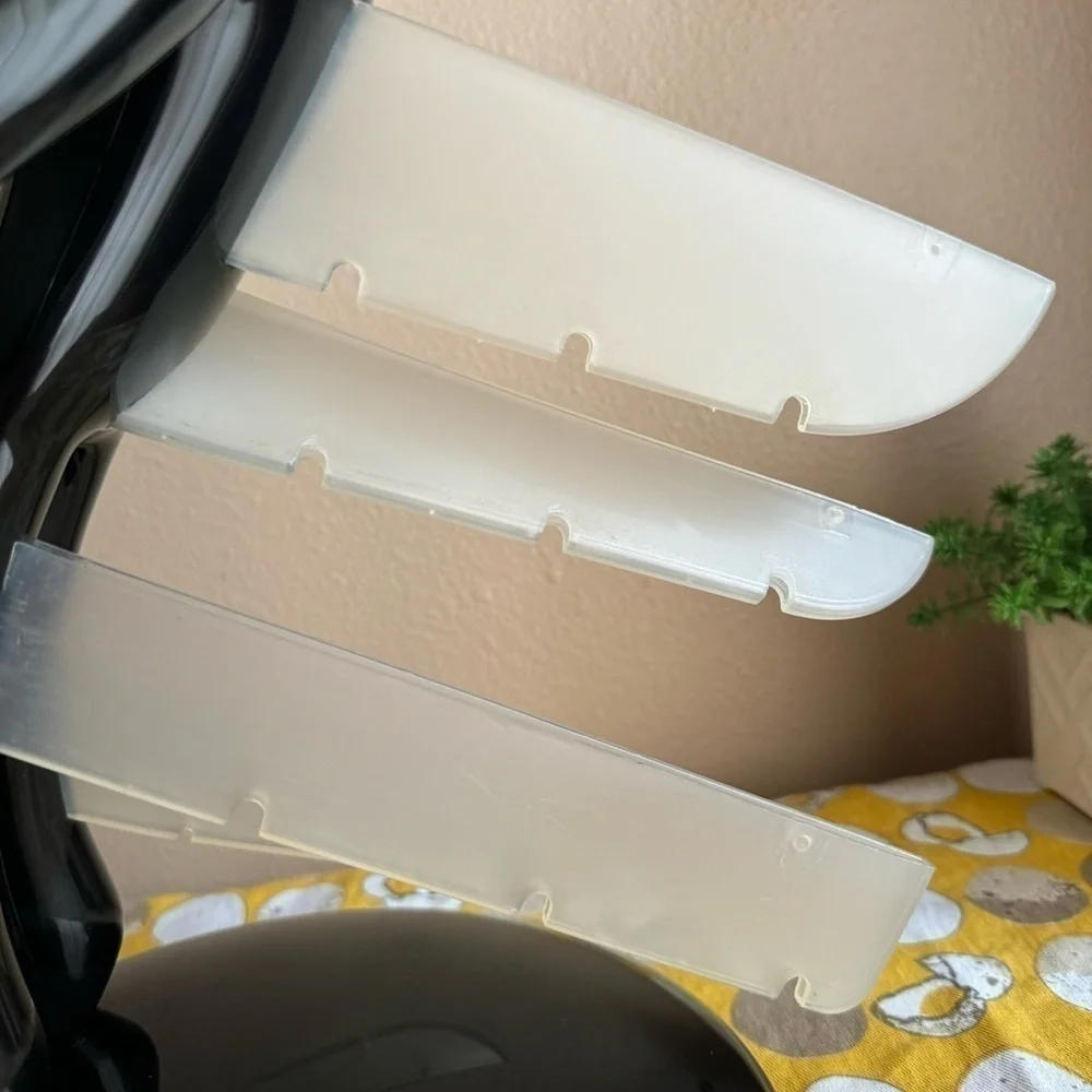 Raffaele Lannello The Ex’ black plastic knife block with sleeves